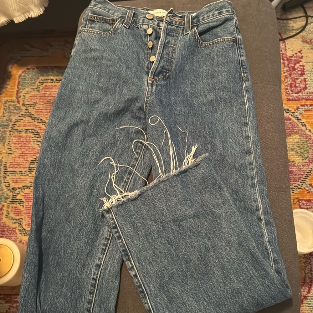 Denim Forum The Farrah High Rise Wide Leg
